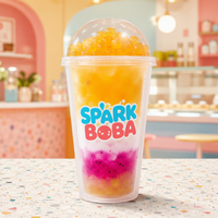 Gobelets en plastique personnalisés avec couvercles en gros pour les snack-bars de cinéma