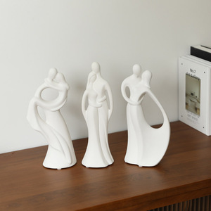 Vaso da Tavolo in Ceramica <span class=keywords><strong>Moderno</strong></span> Scandinavo, Ornamenti Artistici per Coppie, <span class=keywords><strong>Arredamento</strong></span> per Soggiorno, Mobile TV, Regali di Nozze, Stile Delicato - Product Image 2