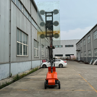 Produsen Vacuum Lifter 300kg 600kg Pengangkat Elektrik untuk Granit, Marmer, Kaca, Kayu, Kayu Lapis dengan Cup Penghisap Mobile