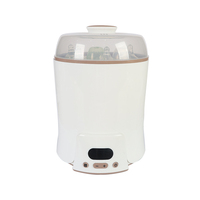 Stérilisateur de biberon pour bébé en silicone, fonction de chauffe-lait, sécheuse, vapeur, biberon pour bébé