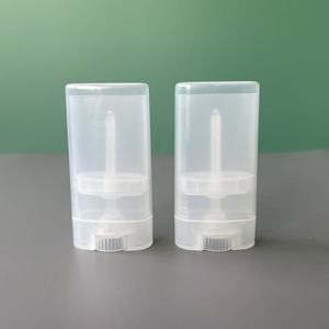 15g hình bầu dục màu hồng đen trắng mini rỗng đầy màu sắc son dưỡng môi nhựa cuộn lên Ống khử mùi Thanh chứa kem chống nắng - Product Image 6