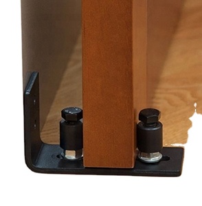 WEKIS Wall Mounted Sliding Barn Door <b>Floor</b> Bottom Guide Adjustable Stay <b>Roller</b> Guide - Product Image 5