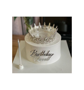 Décoration de gâteau en acrylique pour anniversaire de fille, <span class=keywords><strong>maman</strong></span>, reine, princesse, joyeux anniversaire, décoration de gâteau pour fête d'anniversaire - Product Image 4