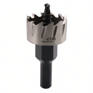 Scie cloche HSS Ttake 38 mm fabriquée en Italie pour le perçage du métal et du bois - Product Image 2