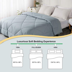 Piumino Premium Migliorato Senza Vuoto, per Tutte le Stagioni, 100% Cotone, Reversibile, Leggero, Morbido, Traspirante, Soffice, Lussuoso - Product Image 5