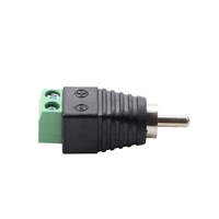 Connecteur de Terminal AV RCA mâle, connecteur de borne de CCTV, connecteur AV vidéo, norme internationale