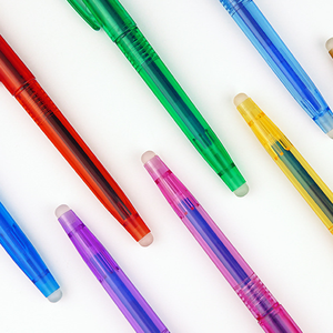 Kustom 0.5mm biru merah muda ajaib dihapus pena tinta Gel dapat dihapus plastik sensitif panas untuk promosi kantor & Sekolah - Product Image 5