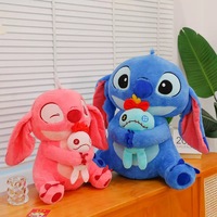 Nouveau modèle de jouets en peluche Stitch, coussin doux en forme d'animal en peluche de 30cm, 45cm, 60cm, 75cm, 90cm pour la décoration de la maison, canapé, lit, voiture, coussin décoratif