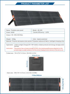 Tragbares 600 Watt hoch effizientes faltbares mono kristallines 24-V-Silizium-<span class=keywords><strong>Solarpanel</strong></span> für Camping RV 500W 400W Solar panel - Product Image 3