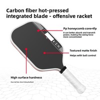 Raquette de pickleball en fibre de carbone T700, ensemble complet, raquette de padel, raquette de compétition, entraînement, balles de pickleball