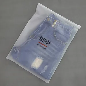 Индивидуальная упаковка с напечатанным логотипом, ПВХ, полиэтиленовый пакет, футболка, упаковка для одежды, пластиковый слайдер, сумка на молнии для одежды