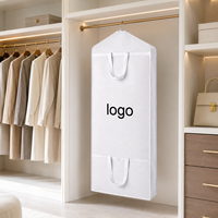 Bolsa para Trajes de Tela No Tejida con Logotipo Personalizado al por Mayor, Funda para Vestido de Novia, con Doble Asa, para Lavandería y Hoteles