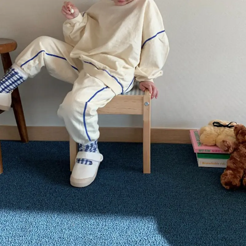 Fashion baby boy personality girl sport set kids childrens' sweatshirt + pants 2pcs clothes sets toddler cotton outfit