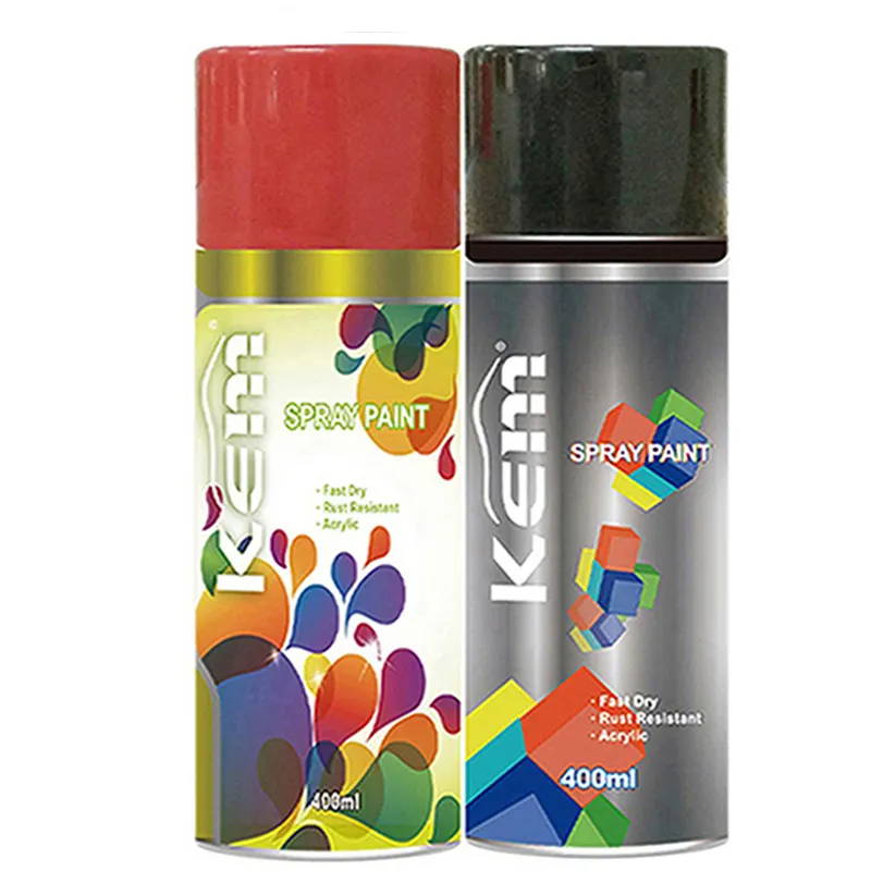 Vernice Spray resistente al calore normale fluorescente metallizzata cromata zinco oro Aerosol all'ingrosso