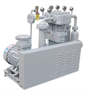 คอมเพรสเซอร์แบบลูกสูบชนิดติดตั้งบนแท่นเคลื่อนที่สำหรับงานอุตสาหกรรมหนัก ความดันสูง C_3 C_4 แบบเชื่อมต่อโดยตรง ระบายความร้อนด้วยน้ำ - Product Image 1