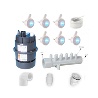 Système de spa Proway Air avec lampe à LED Baignoire Système d'éclairage LED sous-marin Changement de couleur manuel