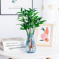 Ornements décoratifs pour la maison Meixuan, modernes, écologiques et créatifs, vase hydroponique transparent en plastique pour table