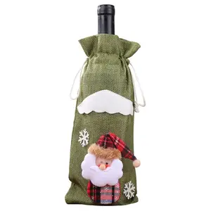 Cotton Knit Hot Water Wine Christmas sweater Bottle Cover
