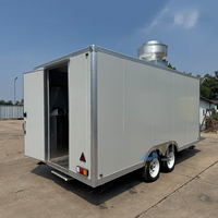 Camion de restauration mobile vérifié aux États-Unis, avec cuisine complète, pour la vente au détail de shawarma, tacos et hot-dogs