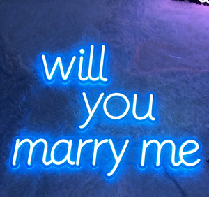 Letrero de Neón con la Frase '¿Te Casas Conmigo?' LED RGB <span class=keywords><strong>para</strong></span> Propuesta de Matrimonio, Exhibición en Tiendas, Arte de Interior, Impermeable, Duradero, Marco Personalizable, Colores Personalizables - Product Image 5