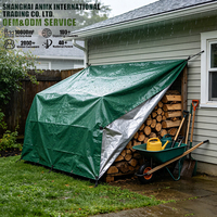 Bâche de protection anti-moisissure en PE imperméable pour bois de chauffage, outils de jardin et protection contre les intempéries pour patio