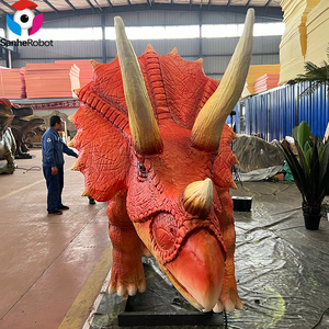 Lanterne Dinosaure Animatronique Triceratops Lumineuse Étanche 5M à LED pour Décoration de Parc de Nuit, Safari et Festival Thématique - Product Image 6