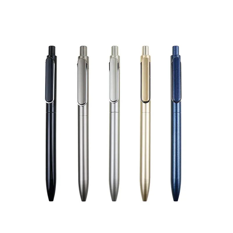 قلم جل معدني نقر ترويجي جديد تصميم حسب الطلب
