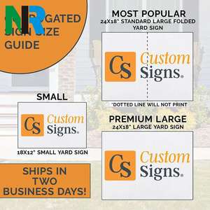 Panneaux immobiliers double face en PP de 24'' x 18'' pour visites immobilières, avec flèches directionnelles imprimées sur mesure, et piquets offerts - Vente en gros - Product Image 4