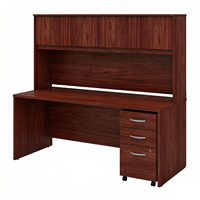 Bureau de travail moderne en bois, extensible et pliable, de qualité commerciale, avec combiné meuble de rangement mobile et cloison de séparation, pour la maison