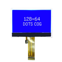 Layar Panel Tampilan Kustom Segmen TFT COG Karakter OLED Grafis 128x64 Backlight Digital Laris Manis ST7567 1.8" Chip Elektronik LCD