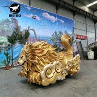 Quad à essence sur mesure à thème animalier, avec coque en silicone motif lion, 4 roues, tout-terrain, pour parc d'aventure, aire de jeux, buggy de plage et désert