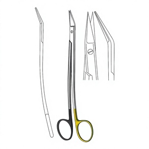 Ciseaux Dean à lame simple 12 cm / 4-3/4 pouces, très tranchants, à lame dentelée, Super Cut TC, ciseaux chirurgicaux médicaux de précision - Product Image 1