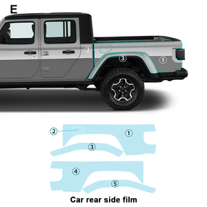 Pour JEEP Gladiator 2020-2022 2023 2024 chaque partie du <span class=keywords><strong>film</strong></span> de voiture prédécoupé TPU PPF <span class=keywords><strong>film</strong></span> transparent auto-réparateur anti-rayures - Product Image 6