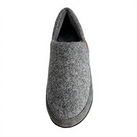 Chaussons d'intérieur en mousse à mémoire de forme personnalisés de haute qualité, doux, à bout fermé, antidérapants, chauds, avec semelle épaisse et amortissante pour hommes