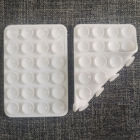 Support universel pour téléphone en silicone avec 24 ventouses, support adhésif pour téléphone pour selfies et vidéos, fournisseur OEM