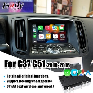 Lsailt OEM trang bị thêm với Carplay không dây cho Infiniti g G37 G51 2010-2016 QX Q Android mô-đun tự động, đảo ngược giao diện máy ảnh - Product Image 2