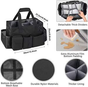 Free sample Items for Cleaning Handle-<b>equipped</b> Cleaning Product Rolling Organizer Bag for Housekeeping and <b>Car</b> <b>Wash</b> - Product Image 5