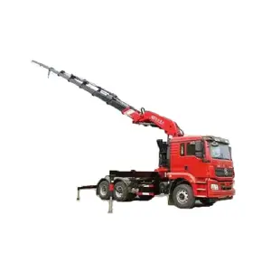 Thiết Bị Thiểm Tây Tự Động Nặng 6X4 Cần Cẩu Máy Kéo 12 Khung Kéo