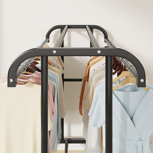 <span class=keywords><strong>Étagère</strong></span> de rangement métallique double niveau personnalisable, anti-rouille, stable et robuste, pour vêtements et sacs, chambre, balcon, salon - Product Image 3