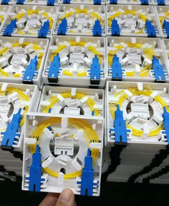Sunet 86 Tipo 2 Placa de Fibra Óptica de 2 Puertos para Montaje en Pared SC/APC SC/UPC Mini Caja Terminal FTTH - Product Image 4