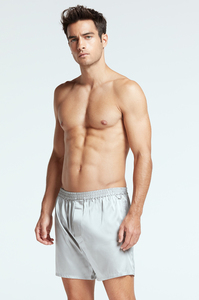 Calzoncillos bóxer de seda a la moda para hombre 100% patrón de estampado de seda pura XL pijamas de talla grande Batas para adultos calzoncillos de Albornoz perfectos - Product Image 3