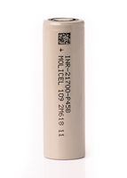 Batterie lithium-ion rechargeable Molicel INR21700P 45B 4500mAh 3.7V à haute magnification pour ordinateur portable à basse température et à décharge élevée