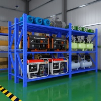 Capacité de charge concurrentielle d'étagère de support d'entrepôt d'étagère de support de stockage de 300kg-500kg par étagère de support en métal de niveau
