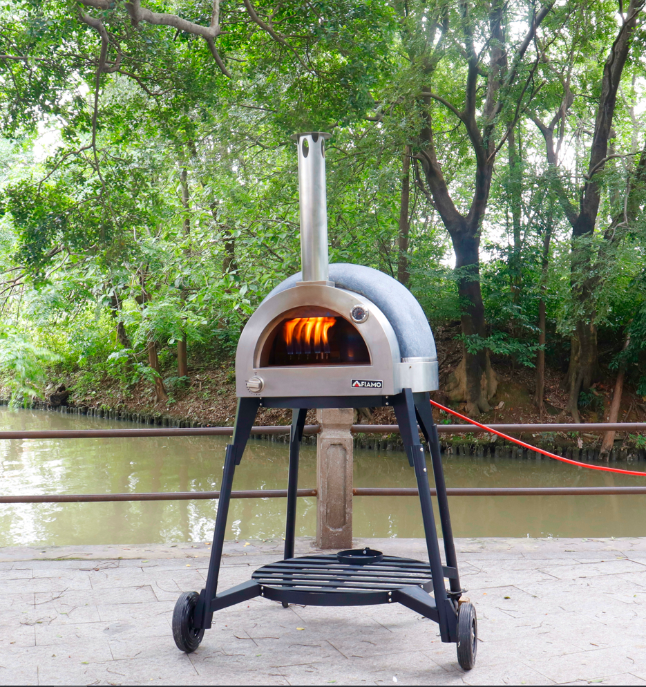 High Quality Made in China Diameter 800mm Commercial Clay Gas Pizza Oven