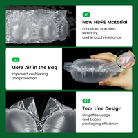 Sac d'emballage gonflable écologique Round Air Filled Packing Oreillers Roll pour chapeau Cap et soutien-gorge Shaping