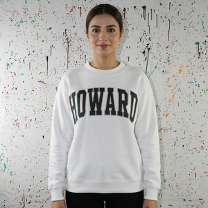 Sudadera de Forro Polar con Cuello Alto HOWARD WHITE, Apliques Bordados, Diseño Liso Teñido para Invierno, Transpirable, de Secado Rápido, URBAN Productions - Product Image 1
