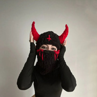 Masque de tête drôle et sexy pour adultes, bonnet de ski d'hiver en acrylique pour les scènes quotidiennes et de pêche