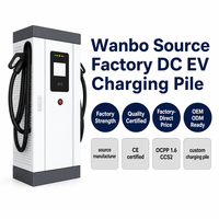 Borne de recharge rapide pour véhicules électriques Wanbo-559, norme européenne, 60-120 kW, OCPP 1.6, CCS2, CE