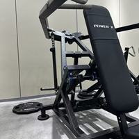 Machine de musculation commerciale à pression dorsale inclinée multi-positions POWER X à charge par plaques pour l'entraînement des pectoraux supérieurs