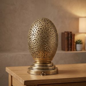 Collection artisanale traditionnelle de verrerie en laiton marocaine authentique - Product Image 1